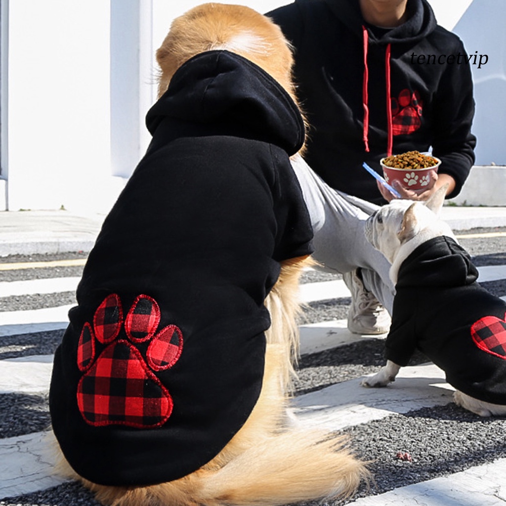 Áo hoodie họa tiết trái tim thời trang cho chó cưng