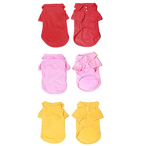 Áo Thun Đính Nút Cho Thú Cưng