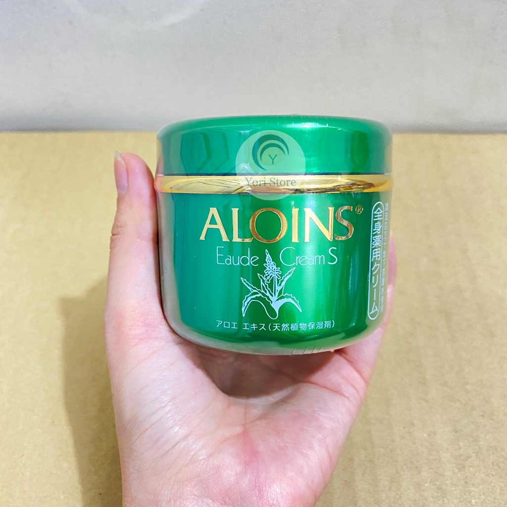 Kem Xanh Lô hội Aloins Eaude Cream S Nhật Bản 185gr