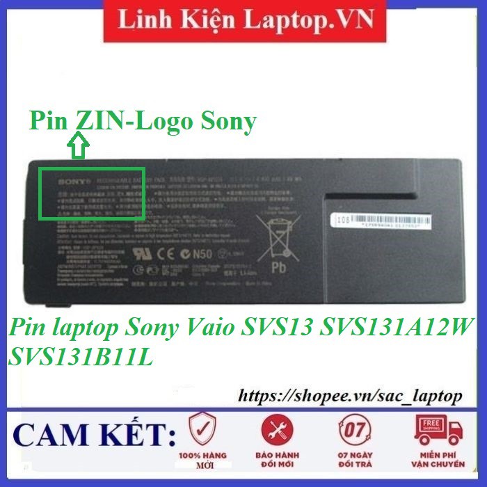 ⚡️Pin laptop Sony Vaio SVS13 SVS131A12W SVS131B11L