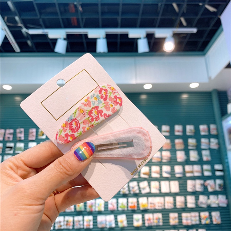 Kẹp Tóc Vải Hoa Xinh Xắn Dành Cho Bé Gái