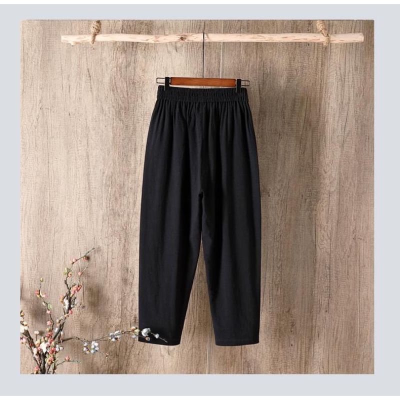 Quần baggy đũi cạp chun vải đẹp