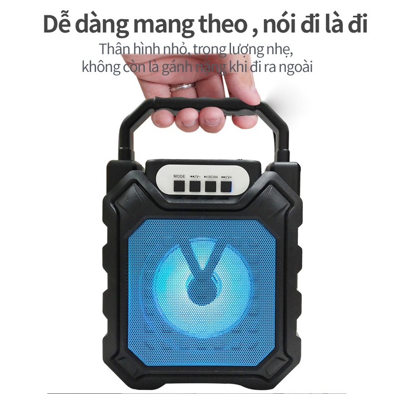 Loa Bluetooth Karaoke Công Suất Cực Lớn, Loa Trợ Giảng  XáchTay  Giảng  XáchTay ,Hỗ trợ đầu ra micrô có dây / không dây