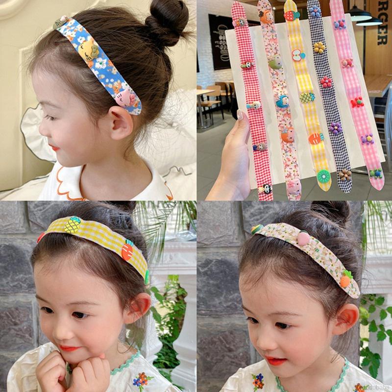 Băng đô cài tóc họa tiết hoa cúc / hoa cúc dễ thương cho bé gái