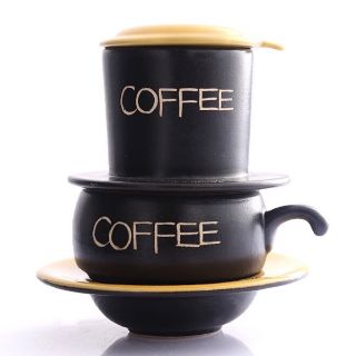 Bộ phin pha cafe sứ Bát Tràng
