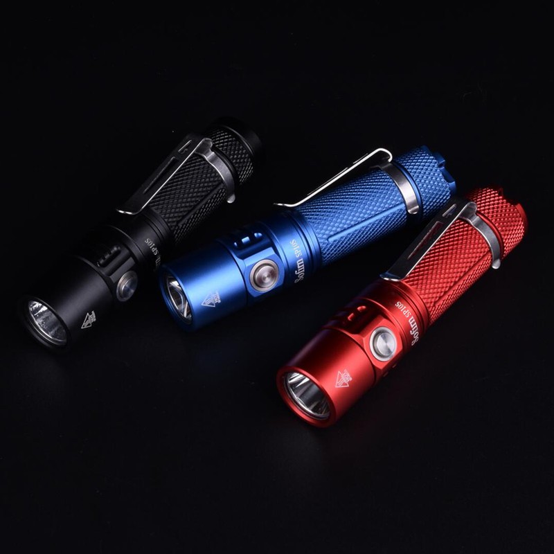 Đèn pin siêu sáng Sofirn SP10S 14500 800lm LH351D LED Flashlight mini torch powered by 14500 or AA battery