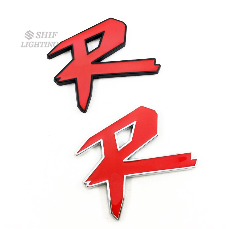 Logo Kim Loại Chữ R Cho Xe Hơi Honda Civic Accord Jazz Fit R