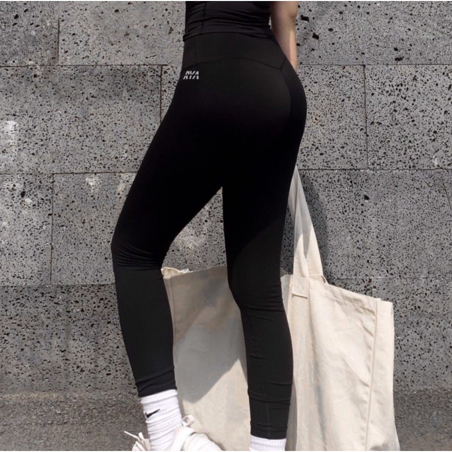 Quần tập yoga/thể thao lưng cao RYACTIVE - RYA Legging Black