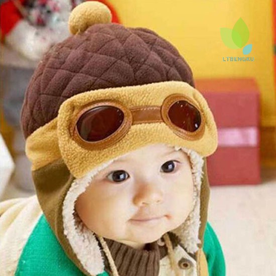 Mũ Trùm Đầu Che Tai Giữ Ấm Cho Bé