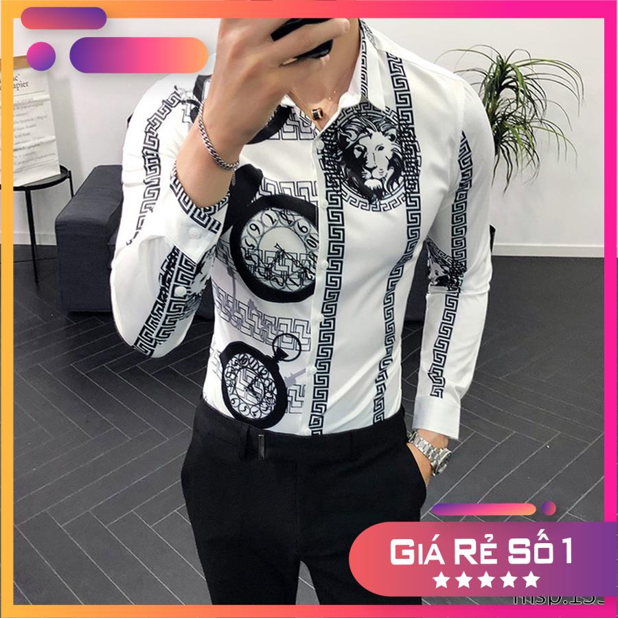 Áo sơ mi TSM Họa Tiết Hoa Văn Classic Thời Thượng
