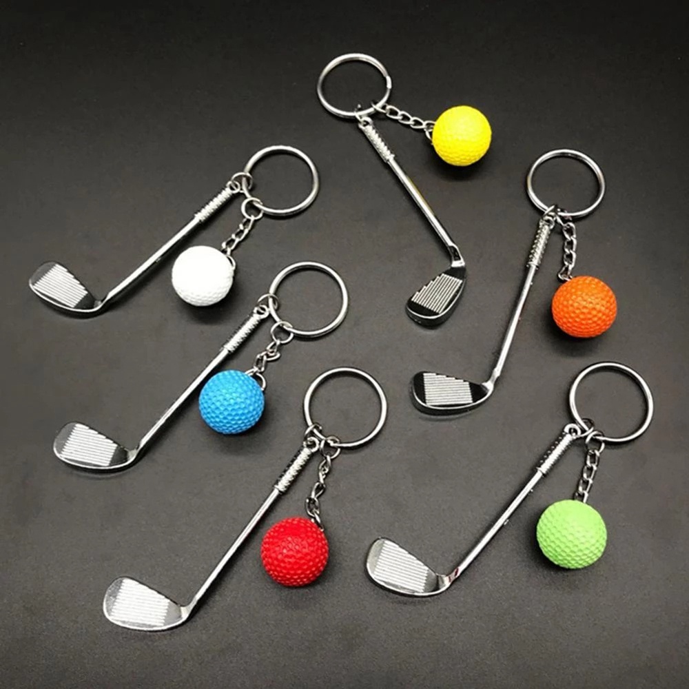 Móc khóa hình gậy đánh golf mini AVALENTINE bằng kim loại sáng tạo dành cho nữ