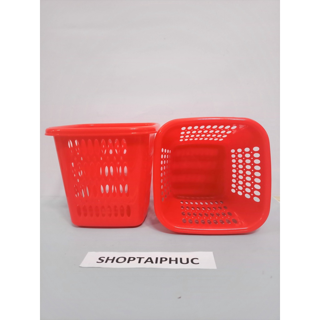 Sọt rác nhựa vuông - CHÂU HƯNG - nhỏ