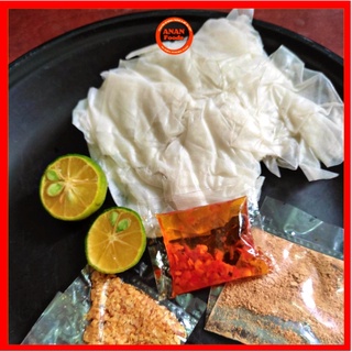 Bánh Tráng Phơi Sương Sa Tế Tắc Ớt Rim Trộn Tây Ninh Muối Nhuyễn Sate 50g Ananfoods