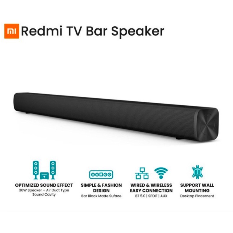 Loa Thanh Bluetooth 5.0 không dây Xiaomi Redmi TV Soundbar 30W- NHẬP KHẨU CHÍNH HÃNG - Full Box