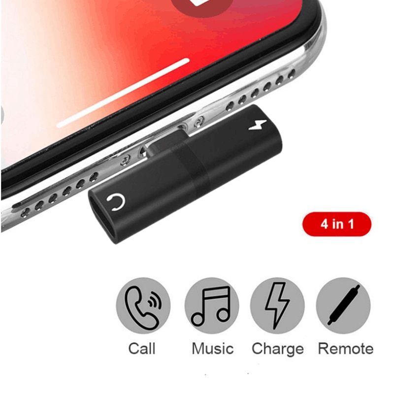 Thiết bị chia cổng 2 trong 1 dành cho IPhone X XR 7 8 Plus