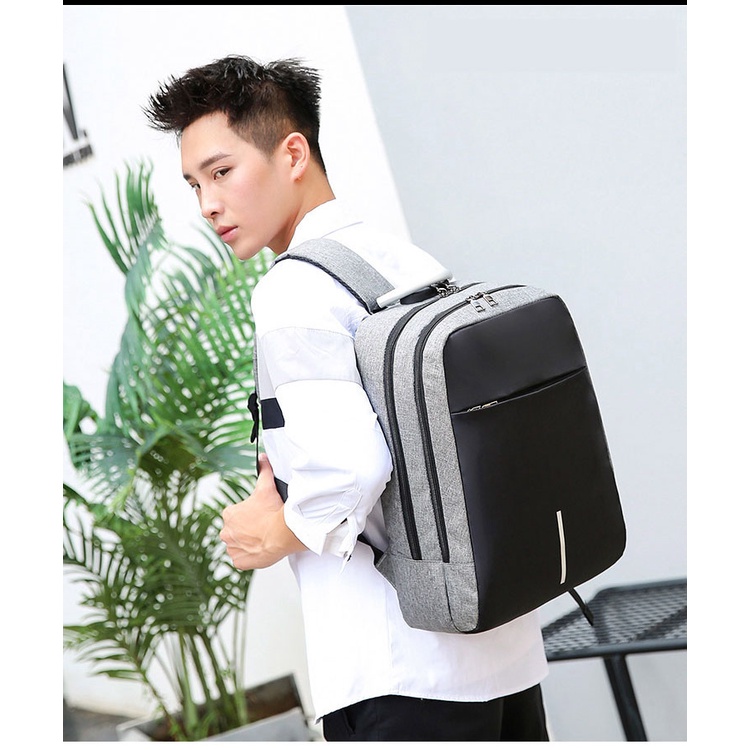 Balo Laptop Chống Trộm Cao Cấp Mã Khóa Phản Quang