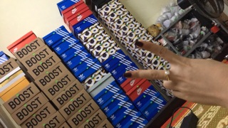 [ Full box + tặng móc khoá ] Giày ultra boost 4.0 ghi xám