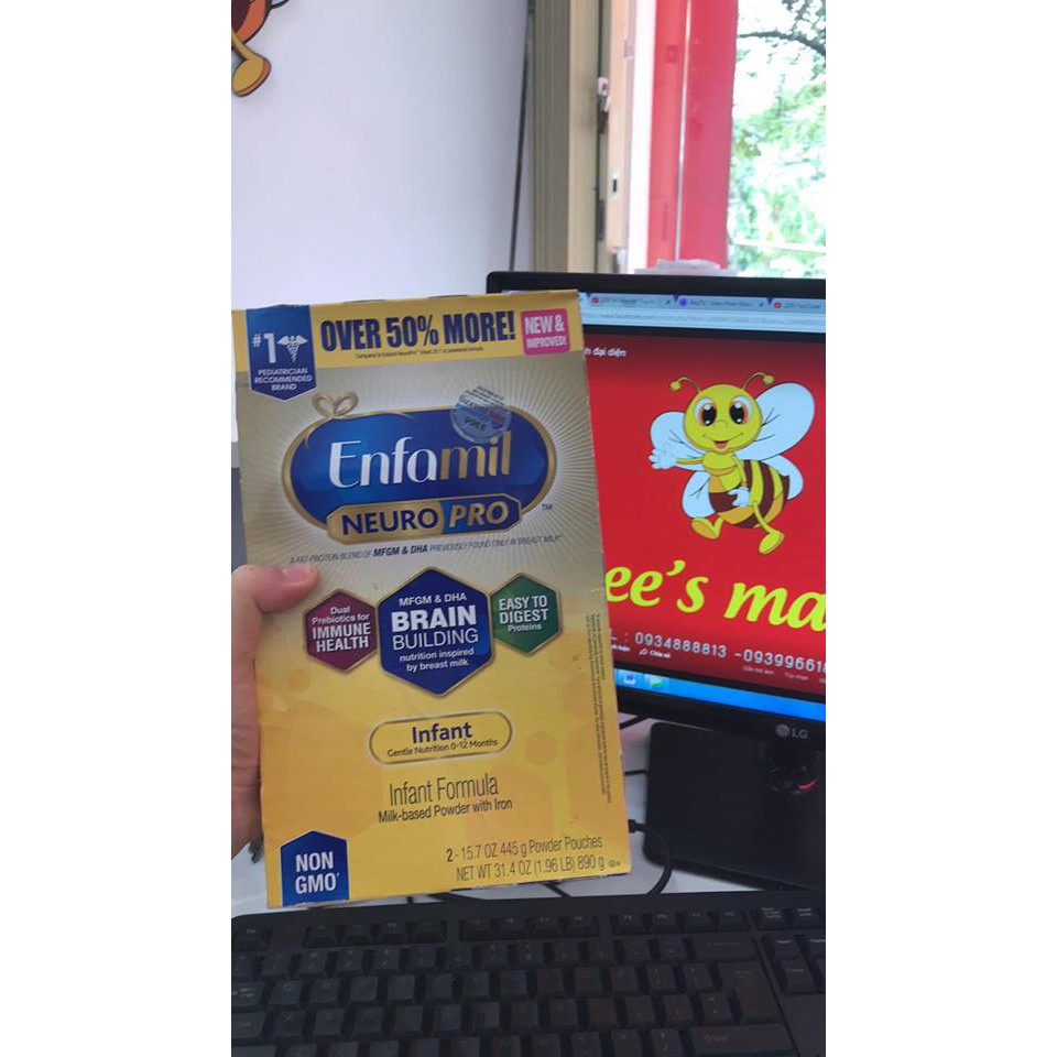 ENFAMIL NEURO PRO 0-12M HỘP GIẤY -NHỰA