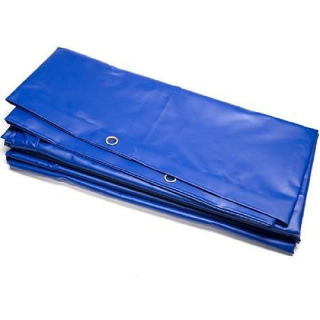 Bạt cam xanh 2 mặt - loại dày dặn có may viền xung quanh và đóng khuy các góc
