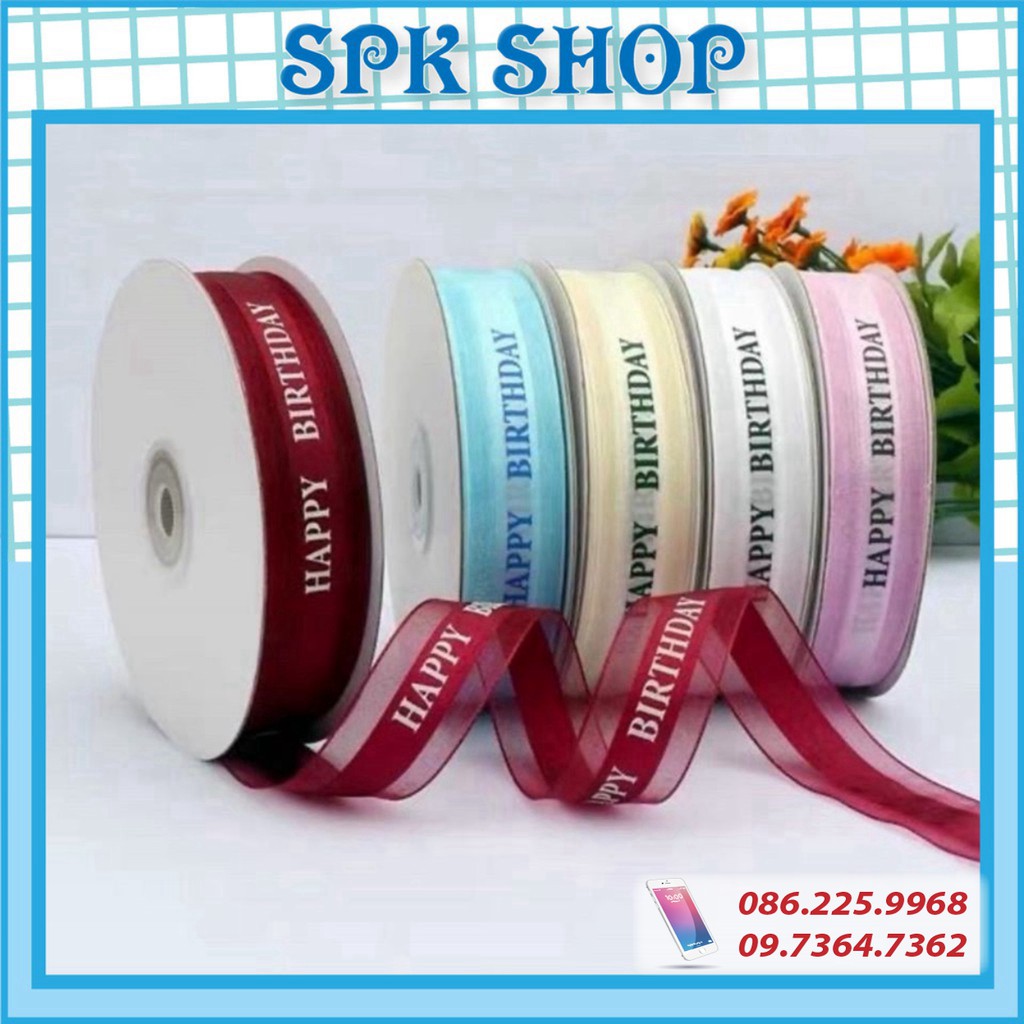 [FREESHIP❤️] Ruybang Happy Birthday- Trang trí bánh sinh nhât bánh kem - SPK Shop