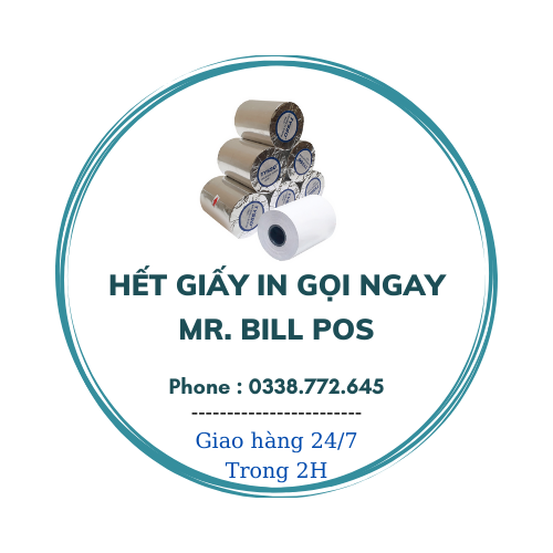 [Chính hãng] [Rẻ vô địch] Giấy Nhiệt K80x80 | Giấy in bill K80x80 - Mr. BILL POS