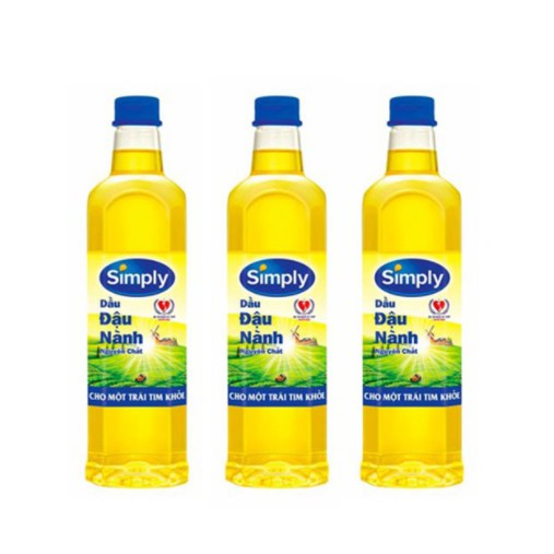 Dầu Ăn Đậu Nành Simply 1L