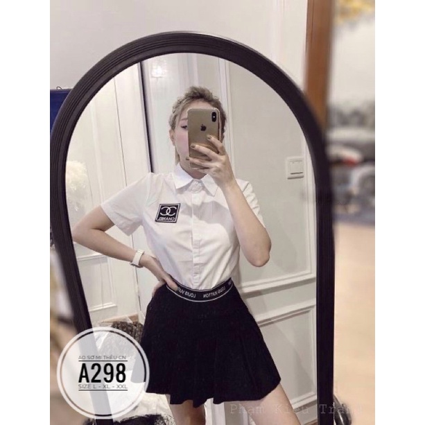 Bigsize Áo sơ mi thêu A298