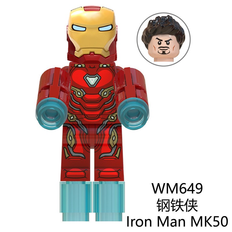 Bộ Đồ Chơi Lắp Ráp Mô Hình Nhân Vật Ironman MK50 MK85
