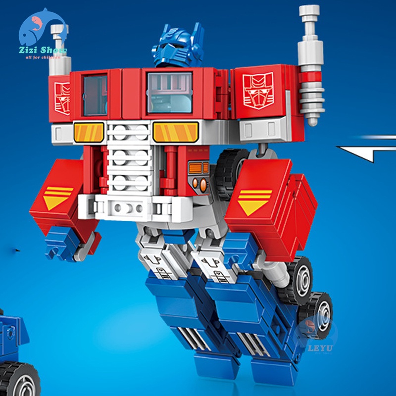Bộ Đồ Chơi Lắp Ráp Robot Biến Hình Optimus Prime Cho Bé