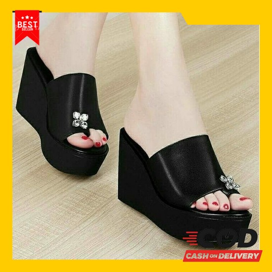 Giày Sandal Cao Gót Mùa Xuân 2021 Wan Ai908 Sandaldh-03 M Màu Đỏ / Đen - 37 Cho Nữ