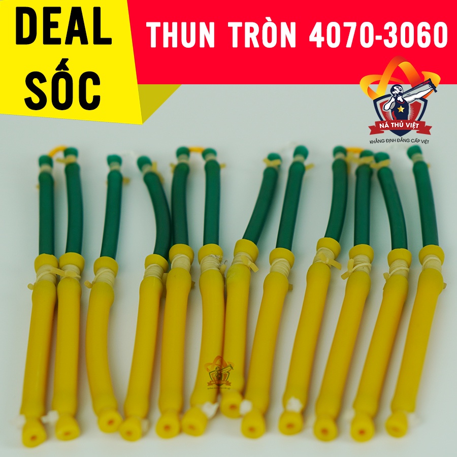 [Thun Tròn] Dây Thun Tròn Bắn Cá, Mã 4070 - 3060 - Dòng Hai Thun Kết Hợp Chất Lượng