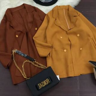 Áo dạ cổ vest