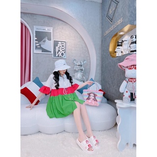 BIGSIZE đầm babydoll tầng màu 55-100kg