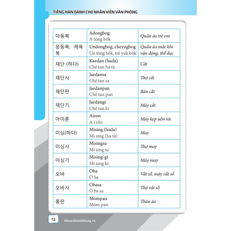 Sách - Tiếng Hàn Dành Cho Nhân Viên Văn Phòng