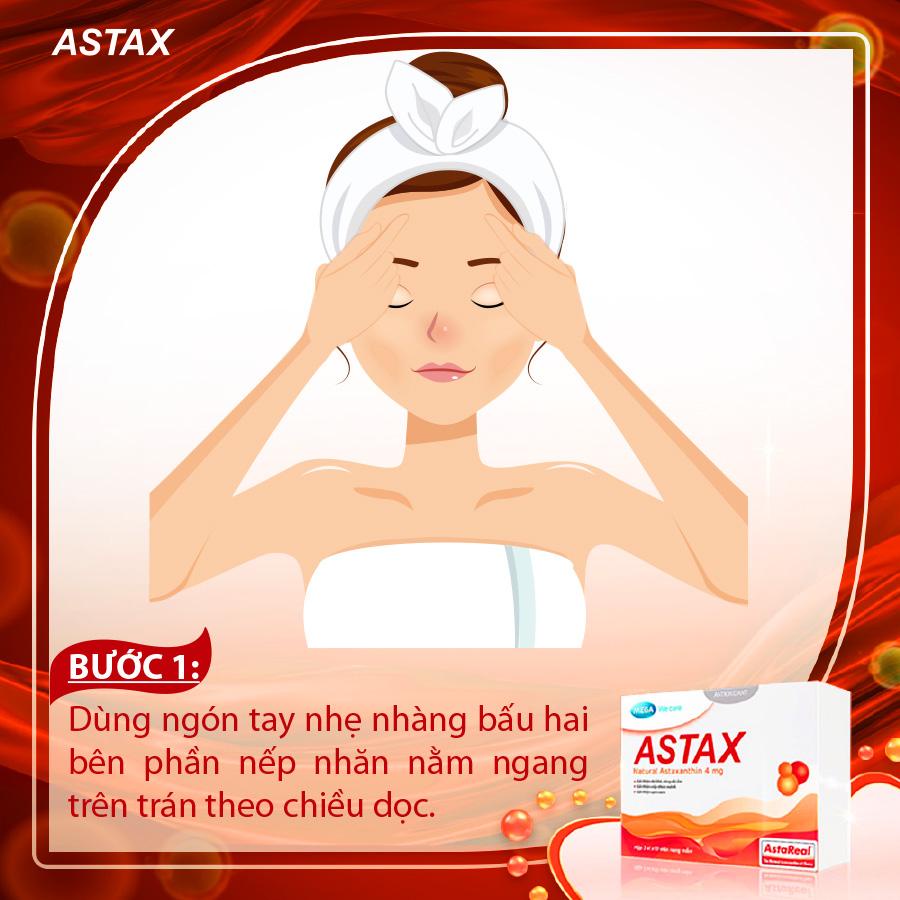 Viên uống trắng da, mờ sạm nám, tăng độ ẩm, mờ nếp nhăn - Astaxanthin - ASTAX Mega We Care (30 viên)