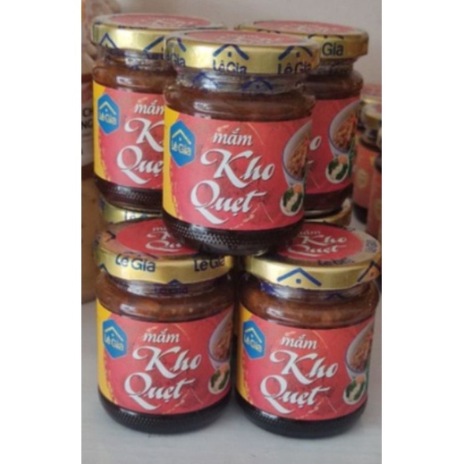 Mắm kho quẹt tôm thịt, cá Lê Gia hũ 180g