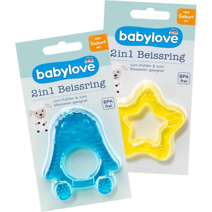Gặm nướu cho bé Babylove giúp giảm đau khi mọc răng và phát triển xúc giác cho bé, Hàng Đức chính hãng