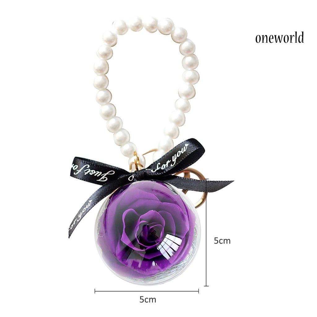 Móc Khóa In Hoa Bất Tử Dùng Làm Quà Lưu Niệm