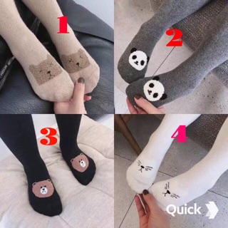 Quần tất len xù đại hàn cho bé gái