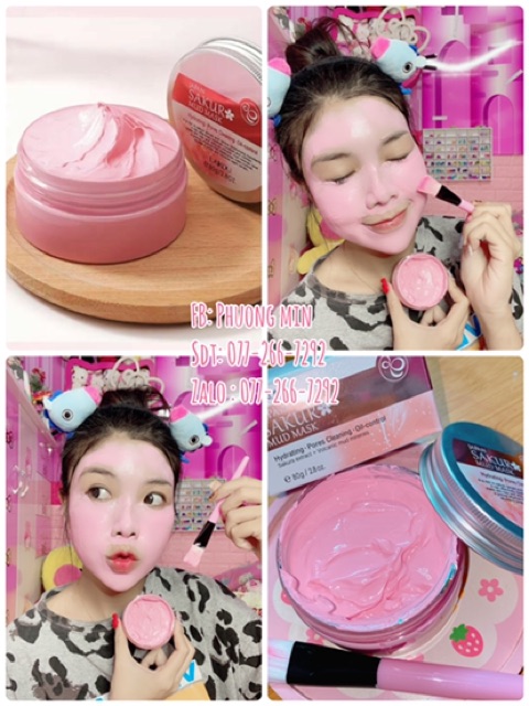 MẶT NẠ BÙN KHOÁNG HOA ANH ĐÀO🌸 | BigBuy360 - bigbuy360.vn