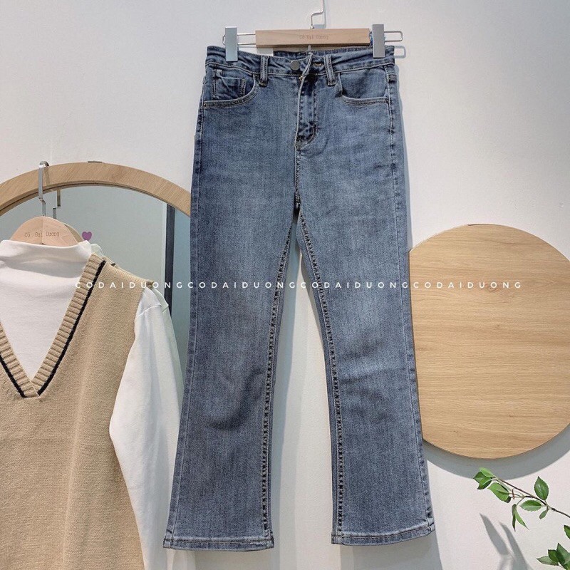 quần loe gấu dáng lỡ | BigBuy360 - bigbuy360.vn