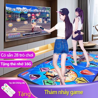 Thảm nhảy audition tại nhà, thảm tập nhảy, thảm chơi game nhảy có dây, kết nối máy tính TV có tay cầm có dây