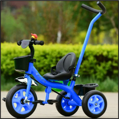 XE ĐẠP 3 BÁNH CÓ CẦN ĐẨY CHO BÉ