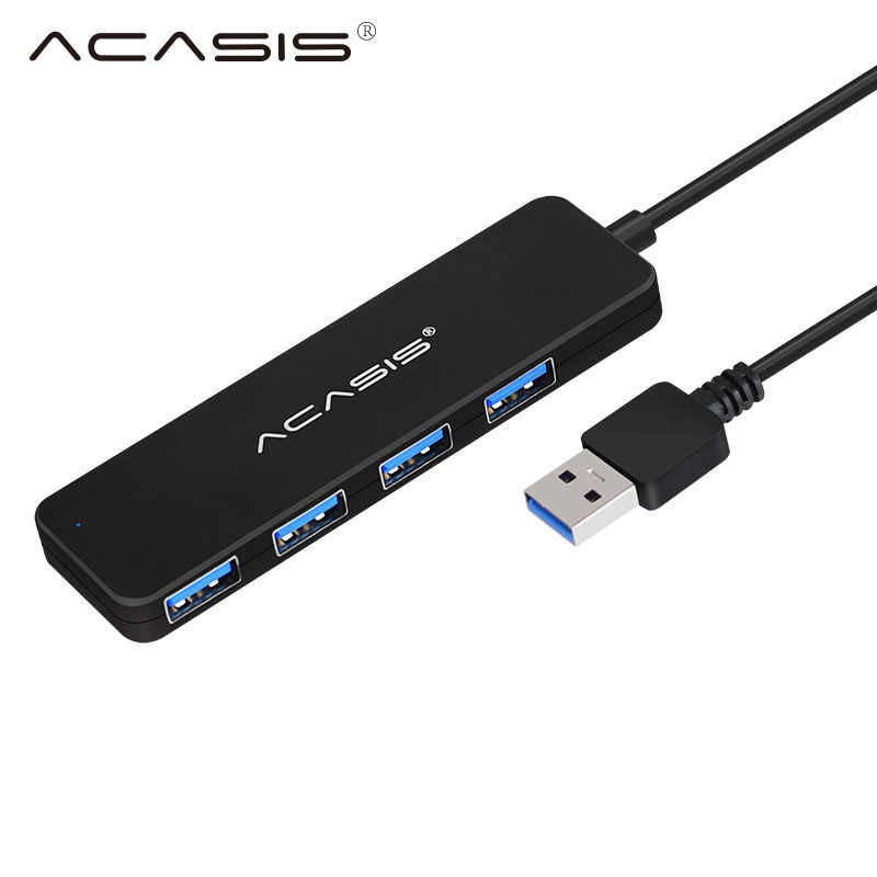 Hub USB 4 Cổng Chuẩn USB 3.0 Acasis AB3 L42 - Hàng Chính Hãng