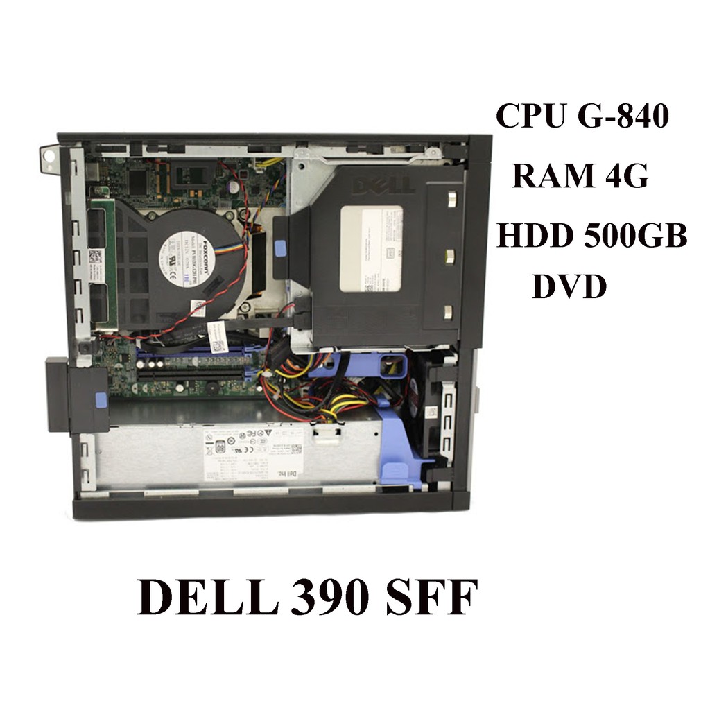 Máy tính đồng bộ Dell Optiplex 390 SFF văn phòng - Dell 390 G840,I3-2120,I5-2400