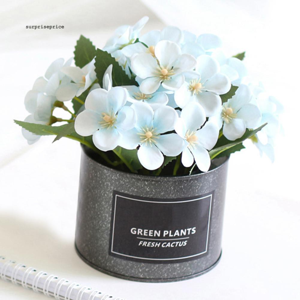 Bội chậu hoa thu hải đường nhân tạo dùng trang trí