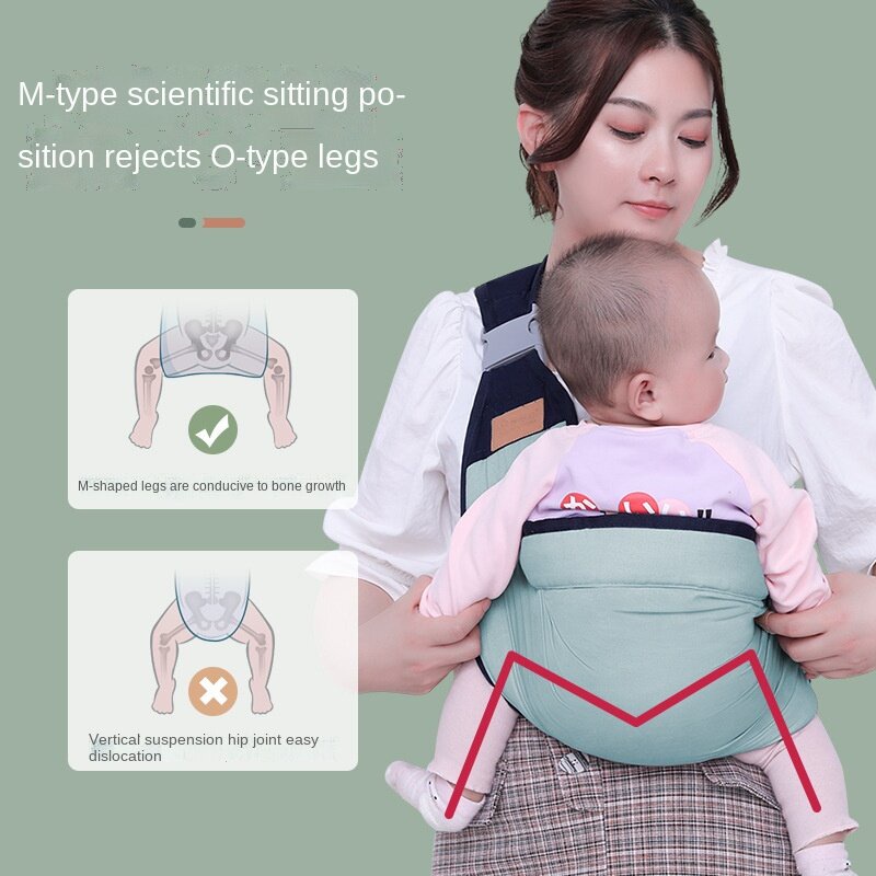 Đai địu em bé AMILA có đệm phía trước siêu nhẹ thiết kế đơn giản