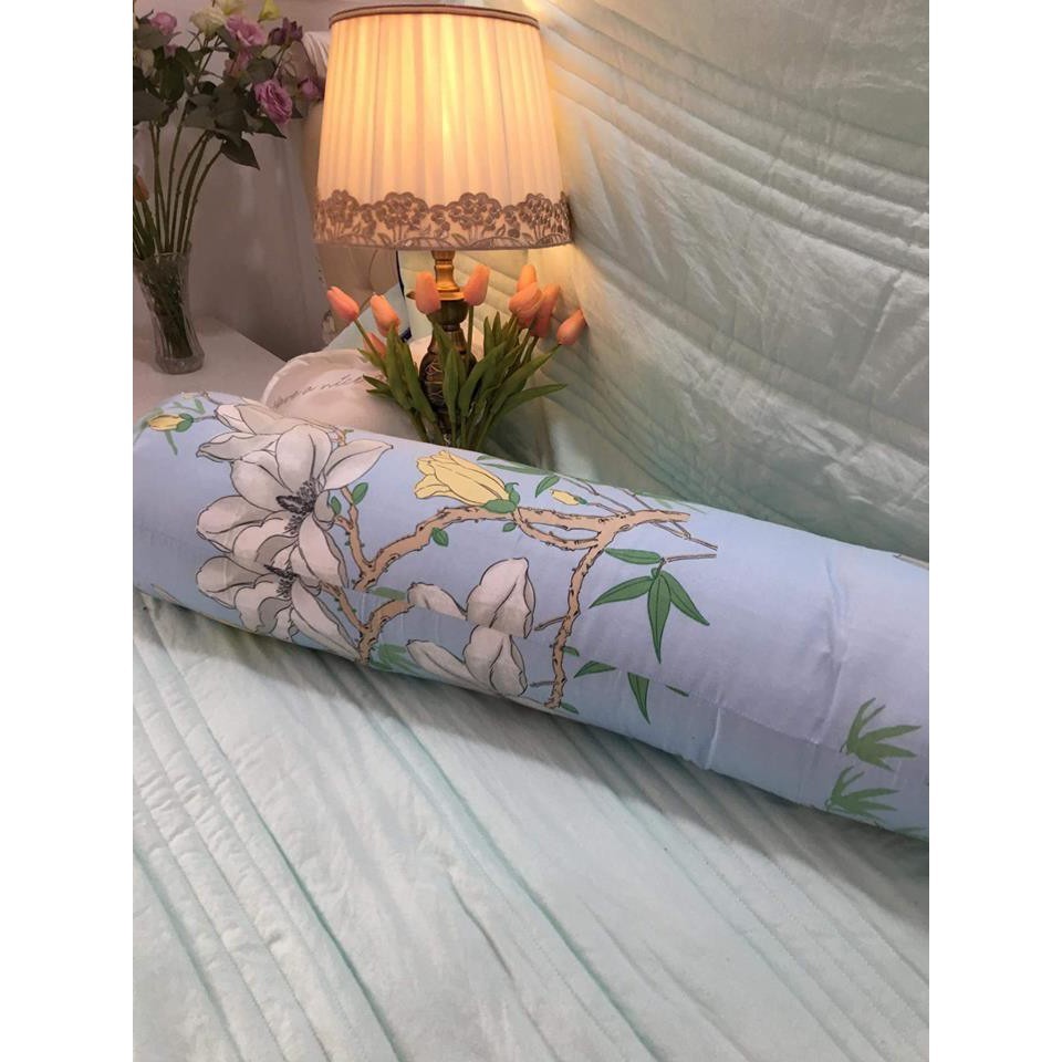 GỐI ÔM NGƯỜI LỚN COTTON 35cm x 1m (Được chọn màu)