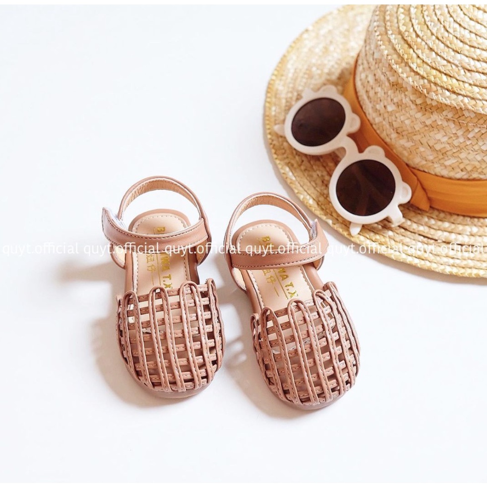 [Có sẵn/Size 21-30]- Sandal lưới nhỏ style hàn quốc tiệm nhà Quýt