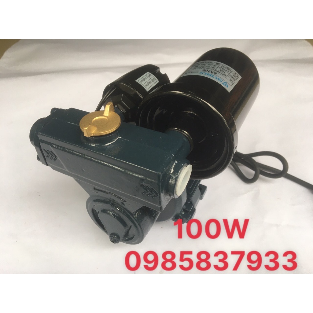 Máy bơm tăng áp 100W SA100 dùng tăng áp lực cho các thiết bị trong gia đình dễ dàng hiệu quả